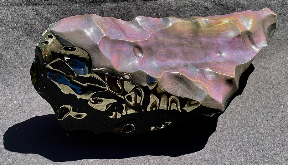 Obsidian Crystal & Botanical Infused Scented Candle PROTECTION - GumDropAus