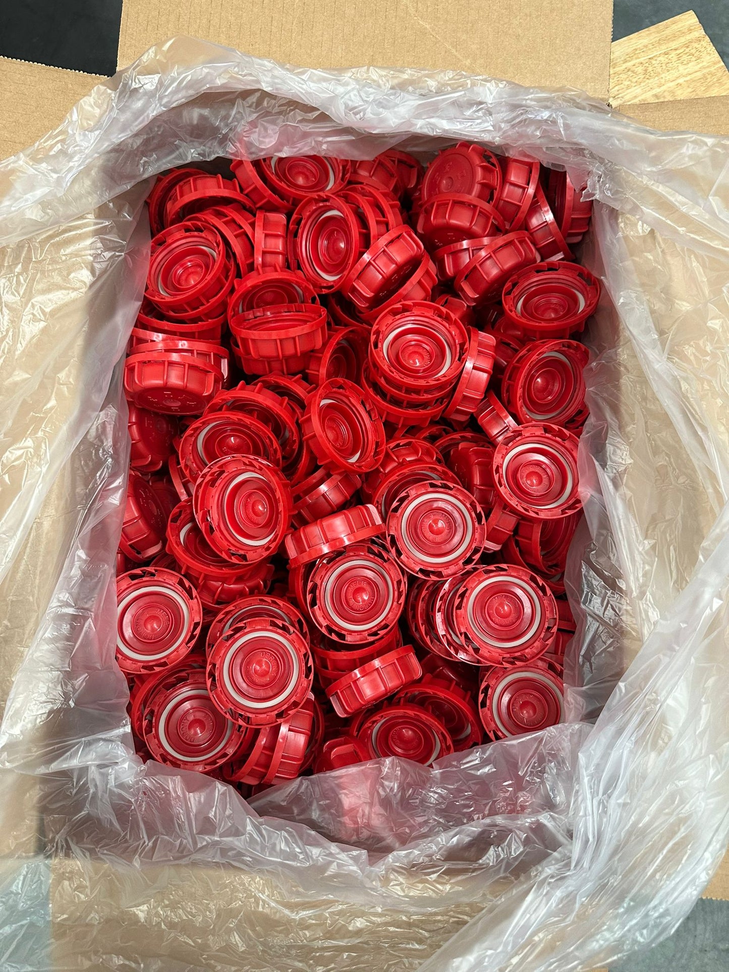 58mm Caps – TPR Red AWW (Tamper Evident) - GumDropAus