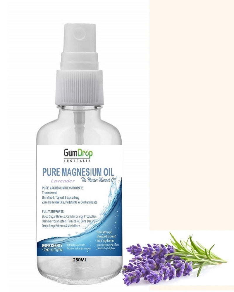 Magnesium Oil Infused With Lavender Essential Oil - GumDropAus