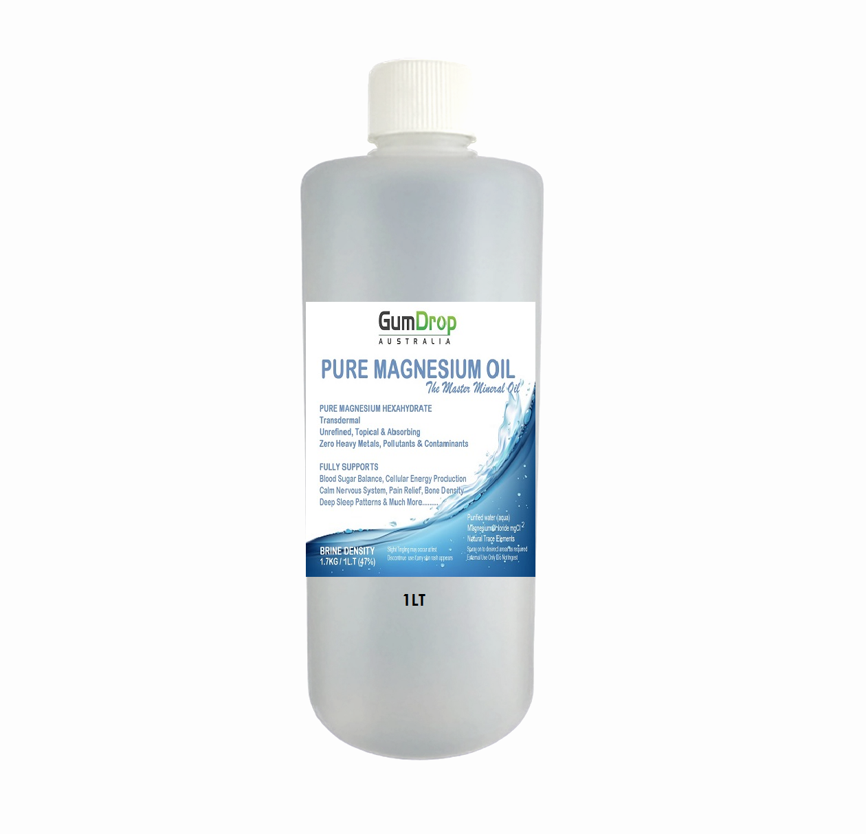 Magnesium Oil - Concentrated & Unscented - GumDropAus