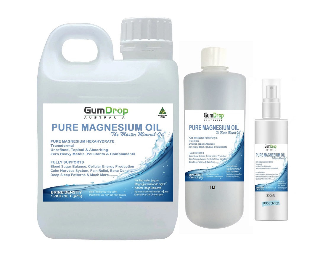 Magnesium Oil - Concentrated & Unscented - GumDropAus