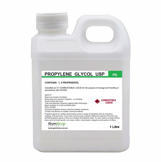 Propylene Glycol USP 100% - Food & Pharmaceutical Grade - GumDropAus