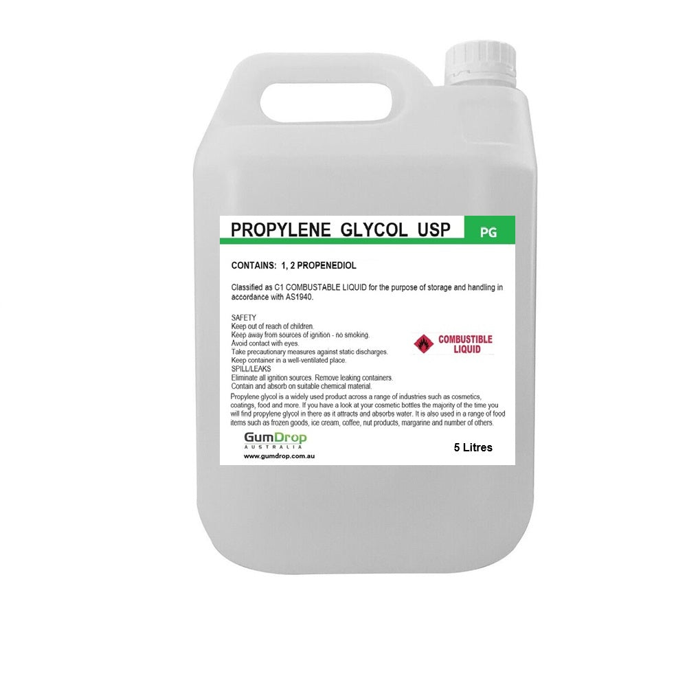Propylene Glycol USP 100% - Food & Pharmaceutical Grade - GumDropAus