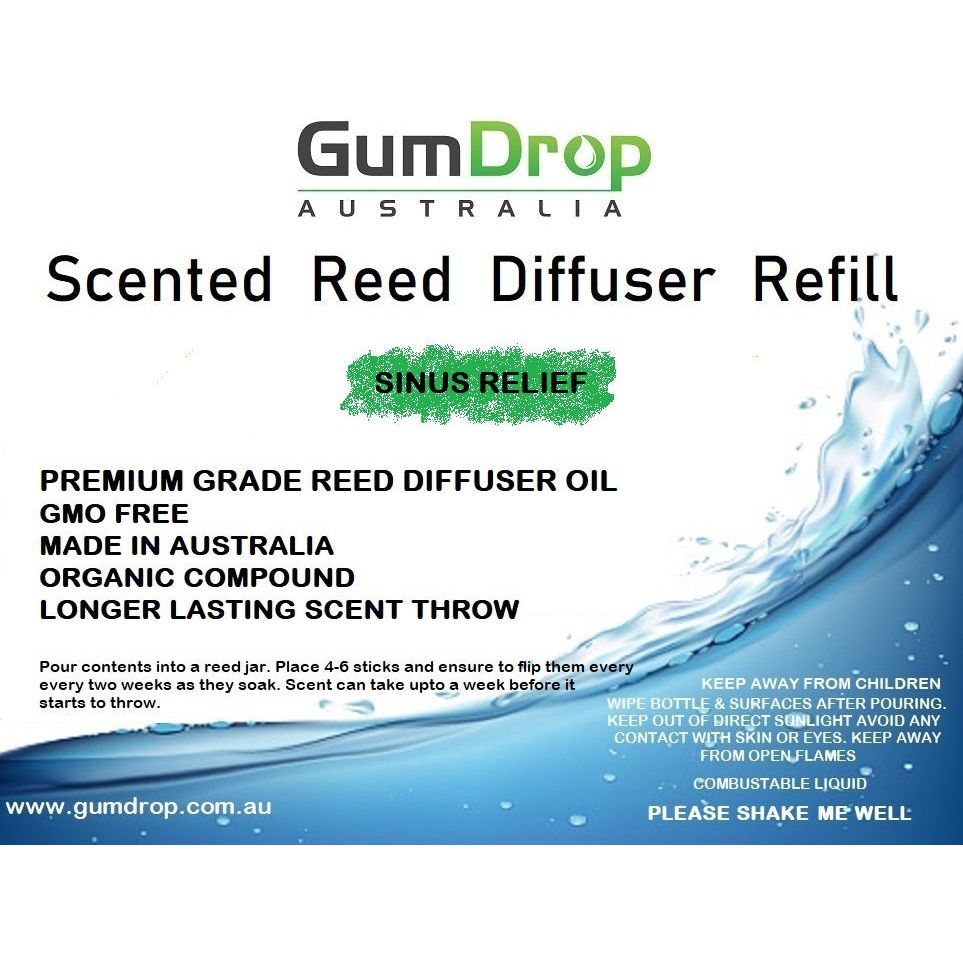 SINUS RELIEF REED DIFFUSER REFILL - GumDropAus