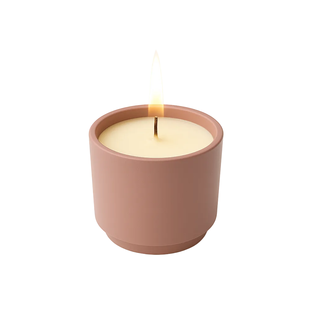 Highly Scented Tan Candle 500 Grams - 80 Hour Burn - Bergamot & Patchouli - GumDropAus