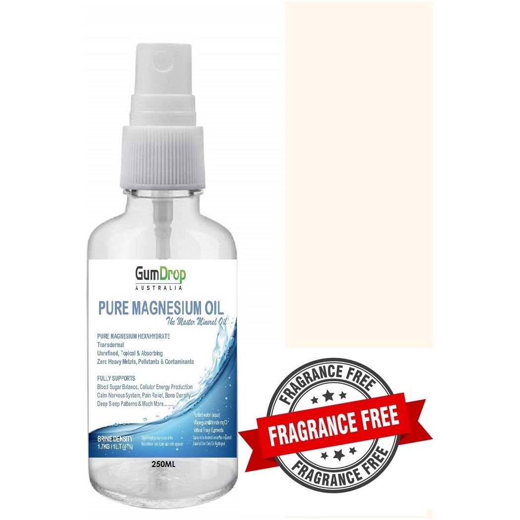 MAGNESIUM OIL Unscented 250ml - GumDropAus