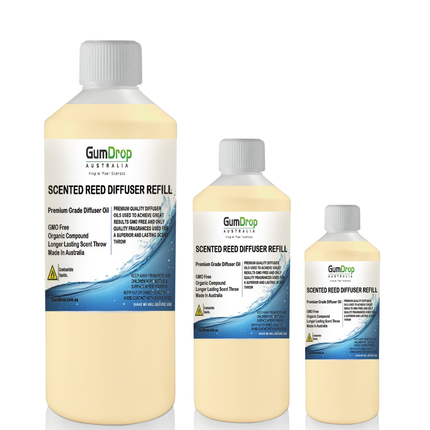 CHAMPAGNE & STRAWBERRIES REED DIFFUSER REFILL - GumDropAus