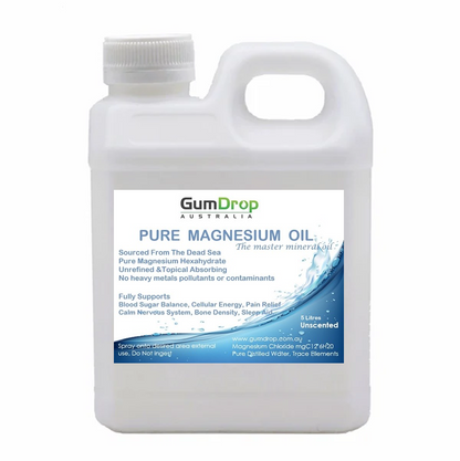 Magnesium Oil - Concentrated & Unscented - GumDropAus