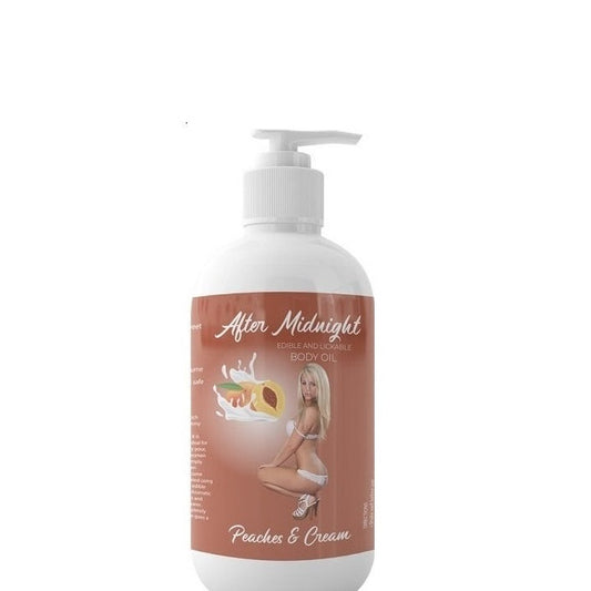Peaches & Cream  Flavour Lickable & Edible Body Massage Oil - GumDropAus