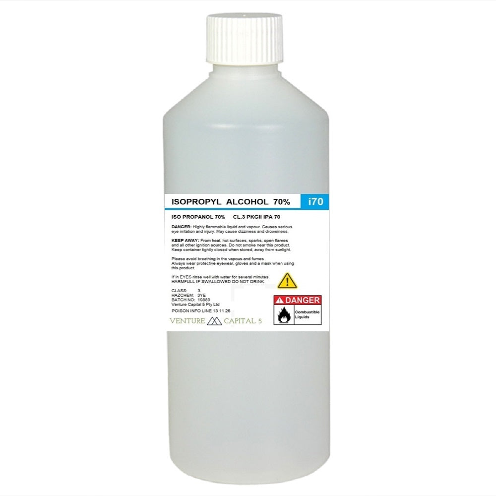 ISOPROPYL ALCOHOL 70% IPA - RUBBING ALCOHOL - 1LT - GumDropAus