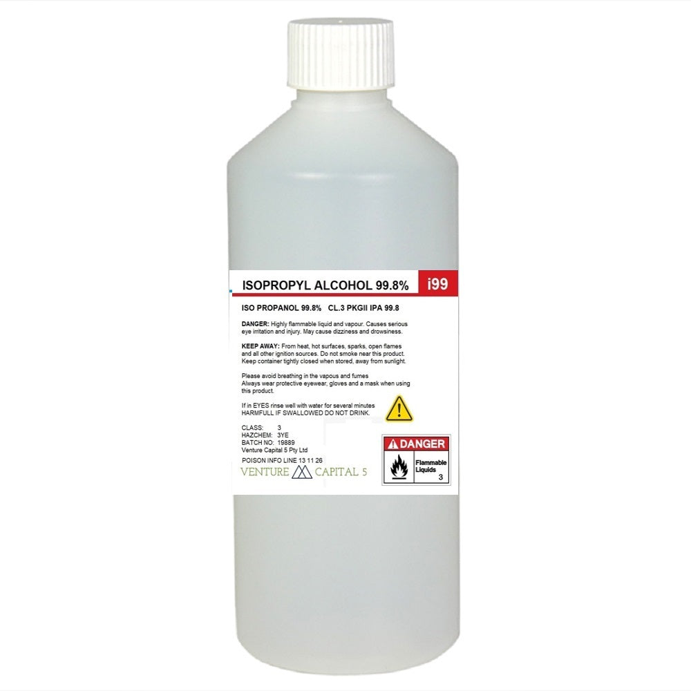 ISOPROPYL ALCOHOL 99.9% IPA - RUBBING ALCOHOL - 1 LT - GumDropAus