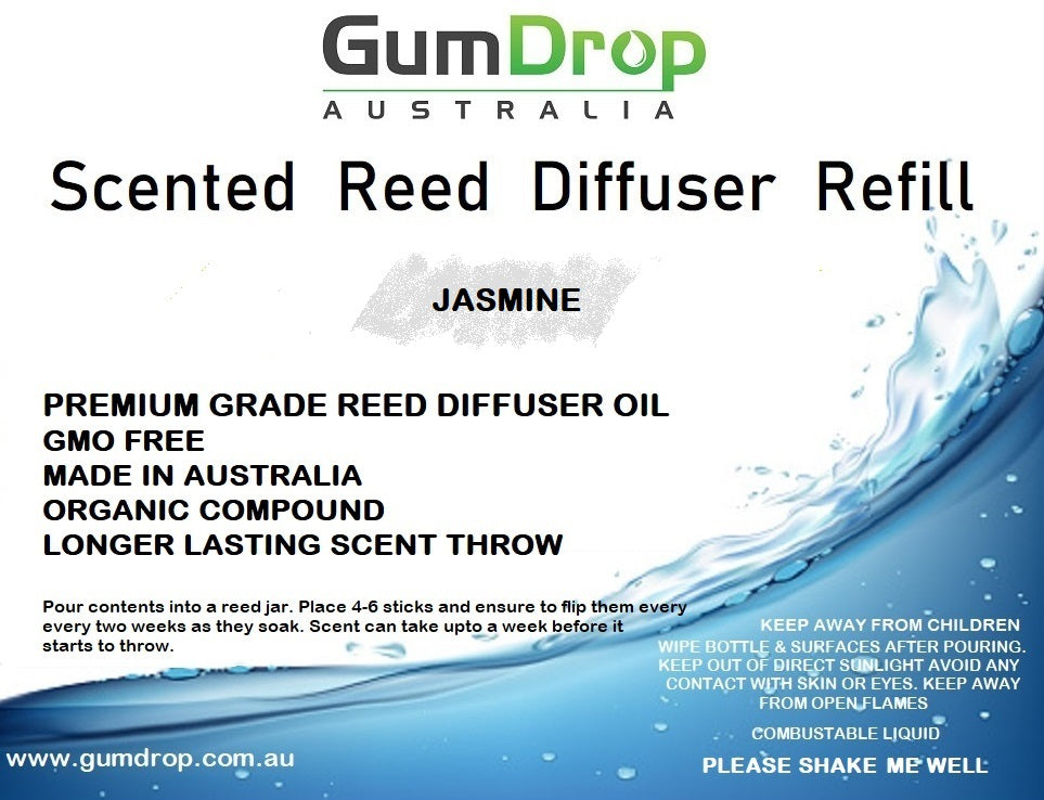 JASMINE REED DIFFUSER REFILL - GumDropAus