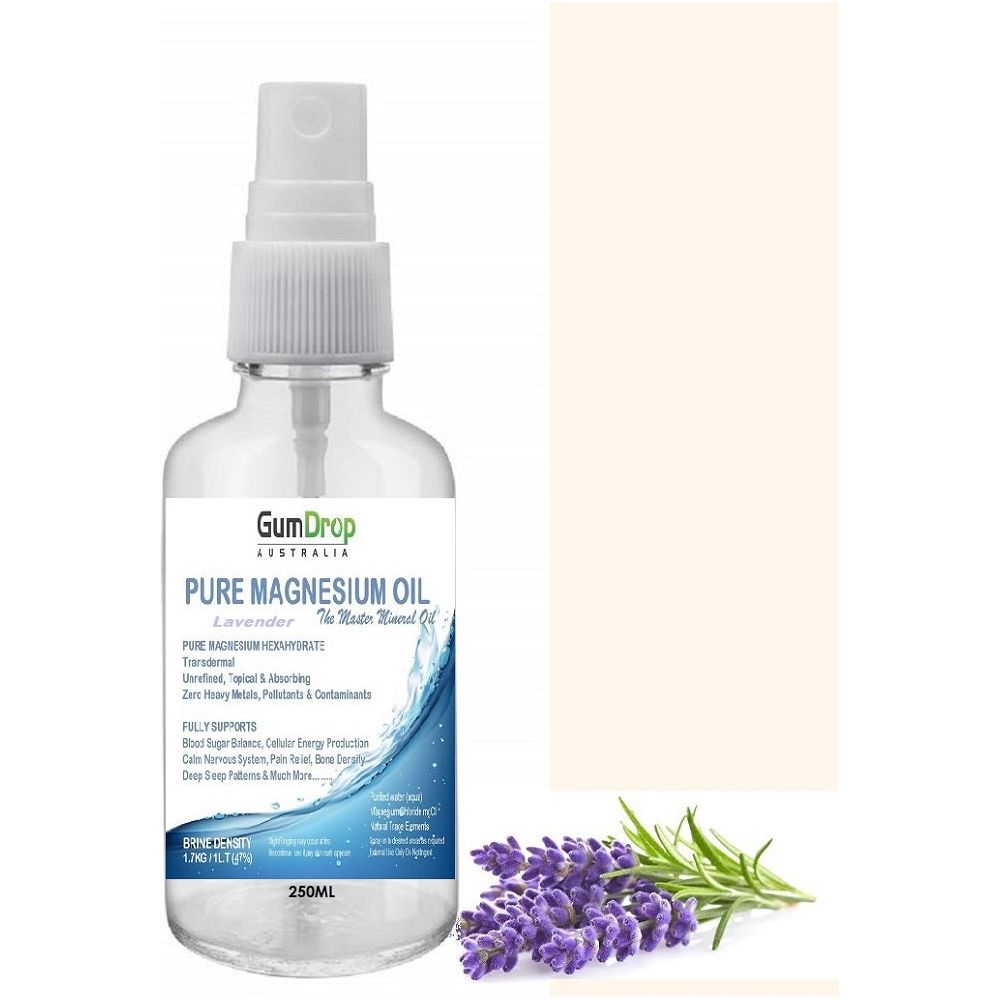MAGNESIUM OIL Lavender Infused 250ml - GumDropAus
