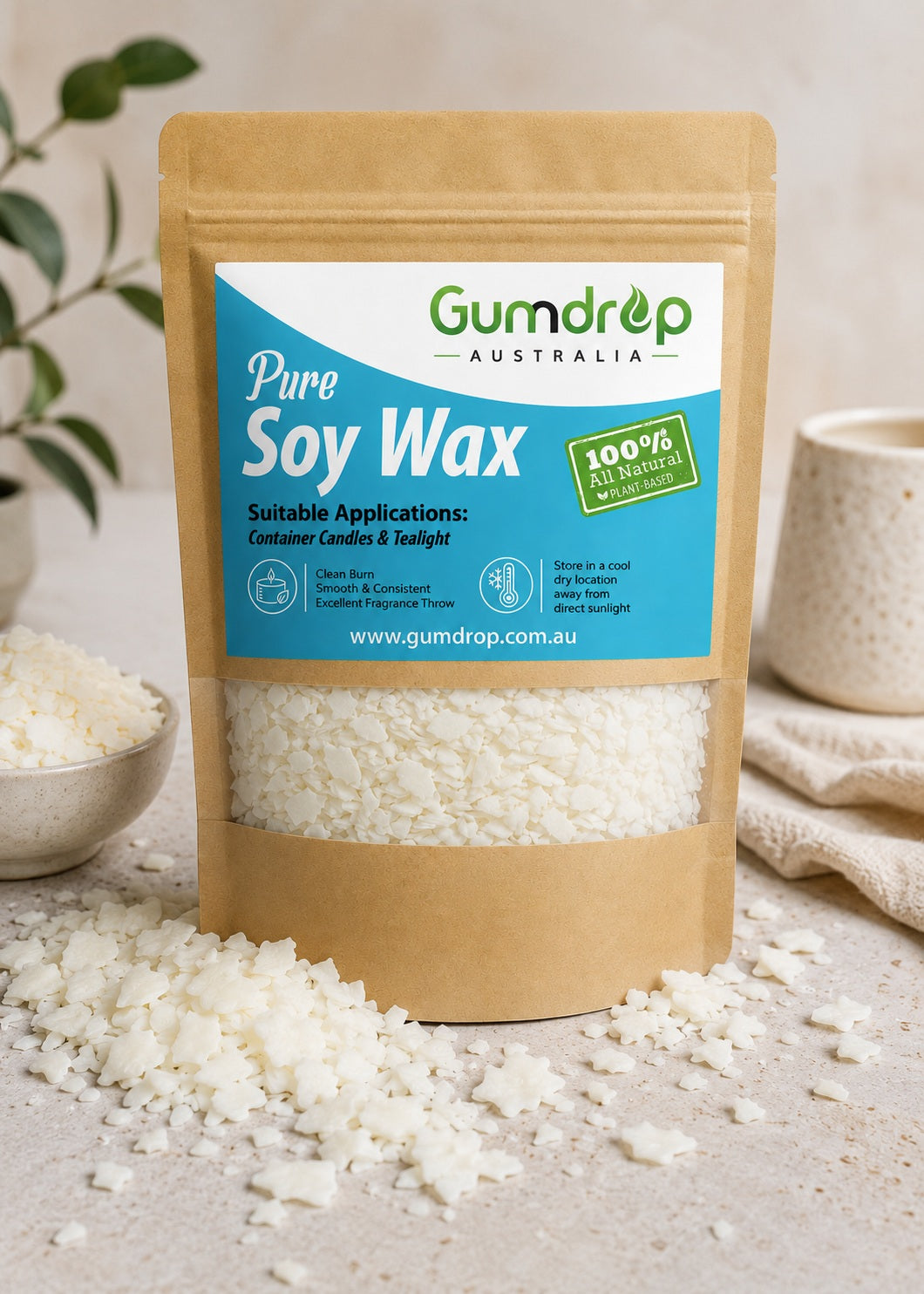 100% Pure Soy Wax - GumDropAus
