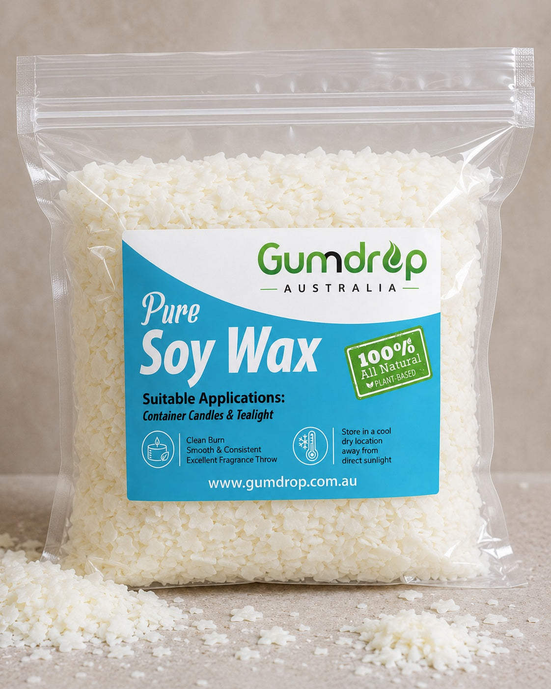 100% Pure Soy Wax - GumDropAus
