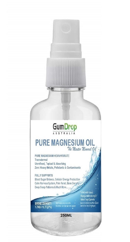 Magnesium Oil -  Unscented 250ml - GumDropAus