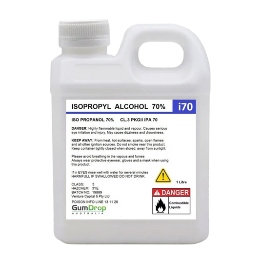 Isopropyl Alcohol 70% IPA Rubbing Alcohol - 1LT