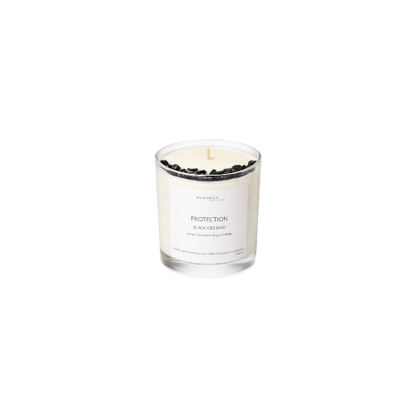 Obsidian Crystal Infused Scented Candle from Gumdrop Australia