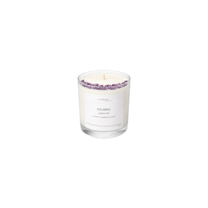 Amethyst Crystal Infused Scented Candle from Gumdrop Australia