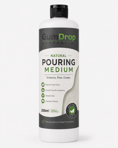 Natural Pouring Medium 250ml bottle from Gumdrop Australia