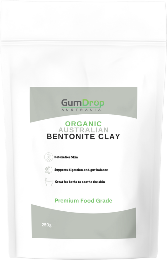 Organic Bentonite Clay pouch from Gumdrop Australia