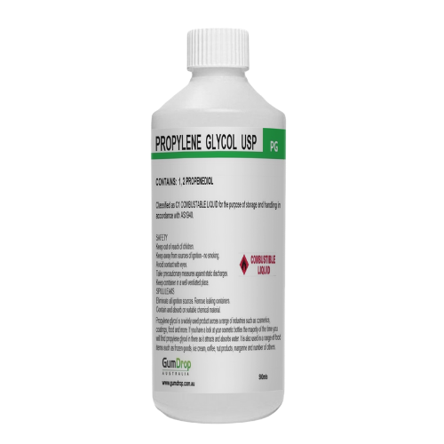 Propylene Glycol USP & Glycerine Refined USP Pharmaceutical Grade 500ml SET - GumDropAus