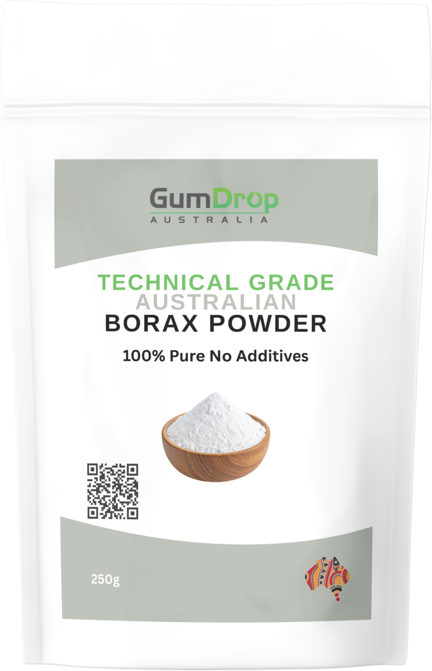 Pure Borax Powder pouch from Gumdrop Australia