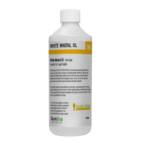 White Mineral Oil - Food Grade Light Liquid Paraffin Oil - Australian Made - GumDropAus