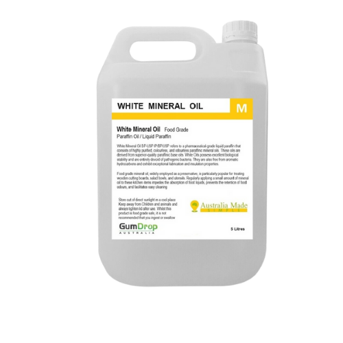 White Mineral Oil - Food Grade Light Liquid Paraffin Oil - Australian Made - GumDropAus
